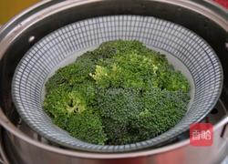 蒜香肉末西兰花的做法图解8