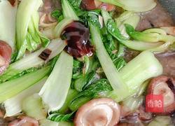耗油香菇油菜的做法图解6