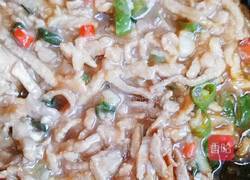 海鲜菇肉丝炒粉的做法图解9