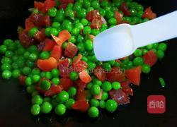 豌豆炒腊肠的做法图解9
