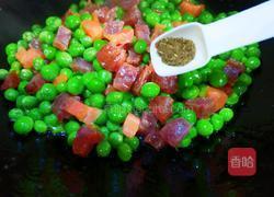 豌豆炒腊肠的做法图解10