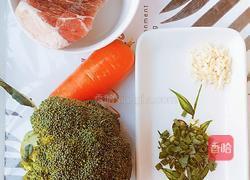 状元菜(胡萝卜浇汁西蓝花)的做法图解1