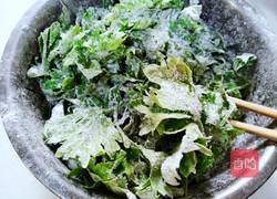 粉蒸芹菜叶的做法图解5