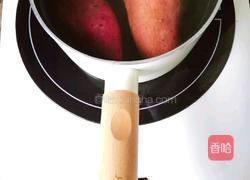 椰蓉双色薯球的做法图解2