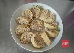 干豆腐(千张)肉末卷的做法图解5