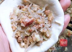 白菜肉渣粉条馅饼的做法图解10