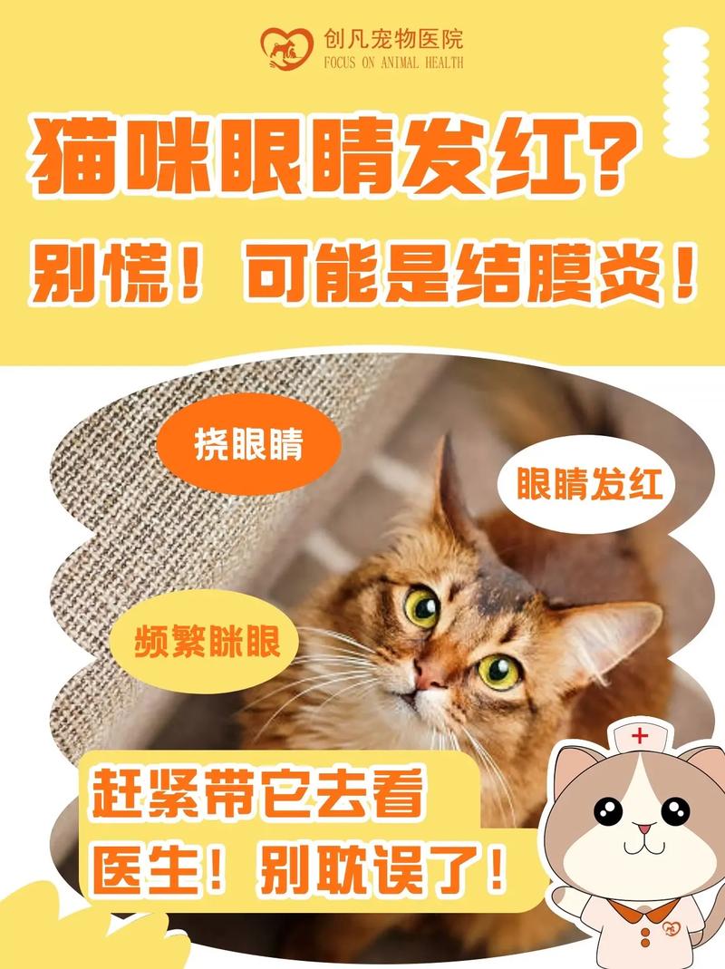 视频：猫咪眼睛上面秃了、皮肤发红怎么办呢？