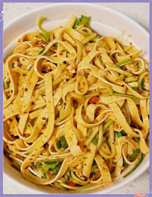 凉拌千张（豆腐皮）