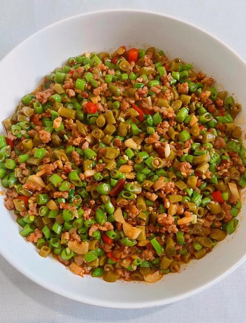 下饭神器——肉末豇豆