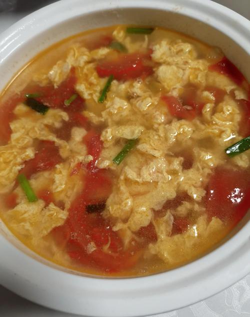 开胃的番茄蛋花汤-^_^-