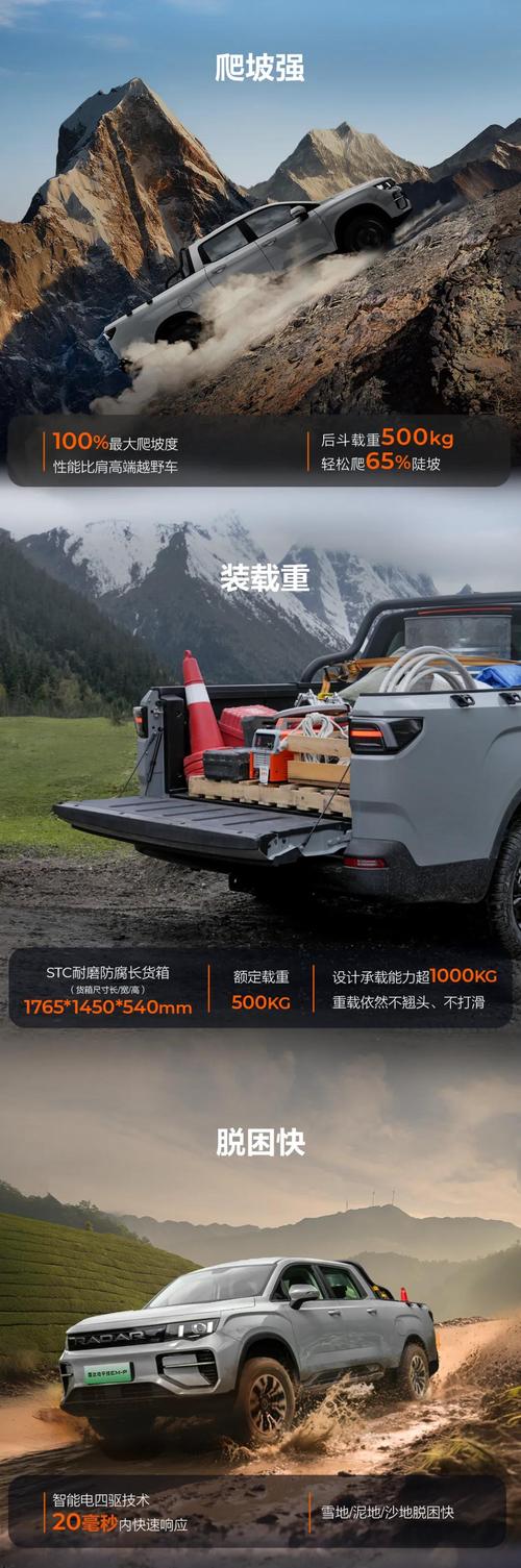 高性能与低能耗的最优解,雷达电混皮卡产品力解析